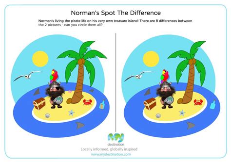 Desert Island Spot The Difference Download This Puzzle