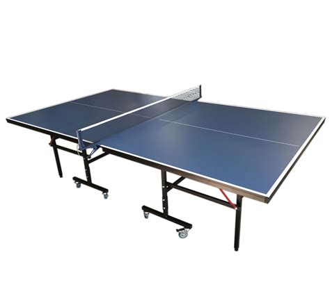 Table Tennis Table Compact Indoor High Quality Blue Ping Pong Mod