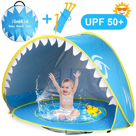Jul 06, 2021 · best for babies: iGeeKid Baby Beach Tent, Shark Pop Up Portable Sun Shelter ...