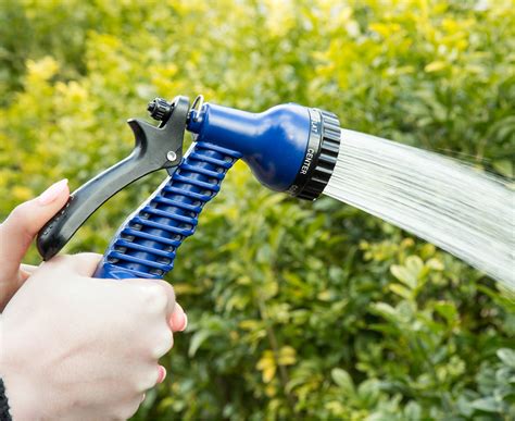 Greenlund 15m Expandable Garden Water Hose W Spray Nozzle Gun Catch