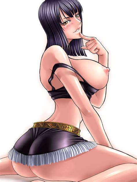 Kagami Hirotaka Nico Robin One Piece Highres 1girl Ass Back Bare Shoulders Barefoot