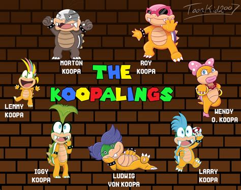 The Koopalings By Mrnerdling On Deviantart