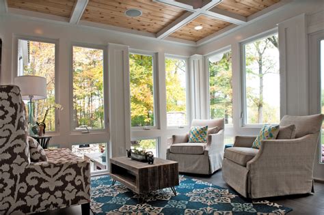 Rounded frame provides support and has modern flair. Magnificent swivel glider chair in Sunroom Traditional ...