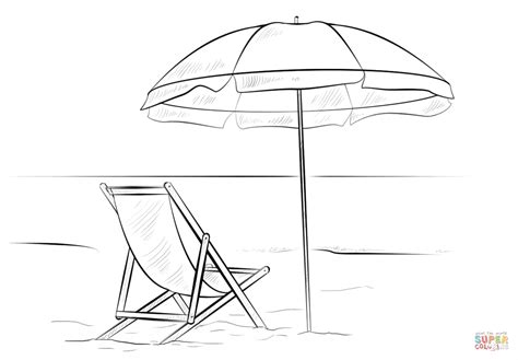 Beach Scenes Coloring Pages Coloring Home