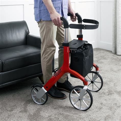 Lets Fly Rollator By Stander Strong Aluminum Frame 4 Wheeled Walking Aid