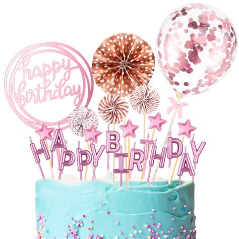 Buy Birthday Cake Topper Set Happy Birthday Cupcake Topper Letters Cake