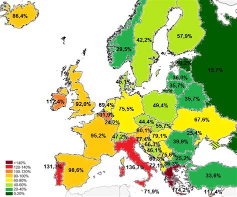 Lexas länderservice > landkarten > zeitzonenkarten > europa. File:Staatsschuldenquote europäischer Länder Schätzung ...