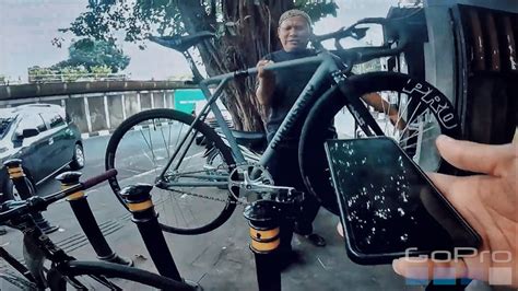 Pt1 Bapak Bapak Brakeless Fixed Gear Pov Youtube