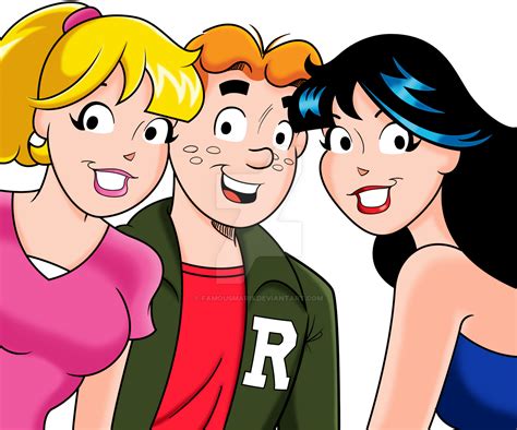 Archie Betty And Veronica Close Up By Famousmari5 On Deviantart