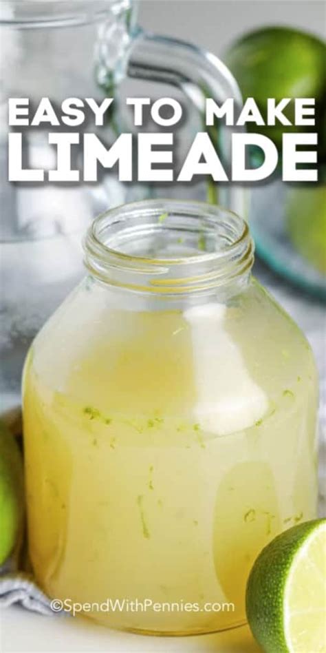 Fresh Homemade Limeade From Scratch Spend With Pennies