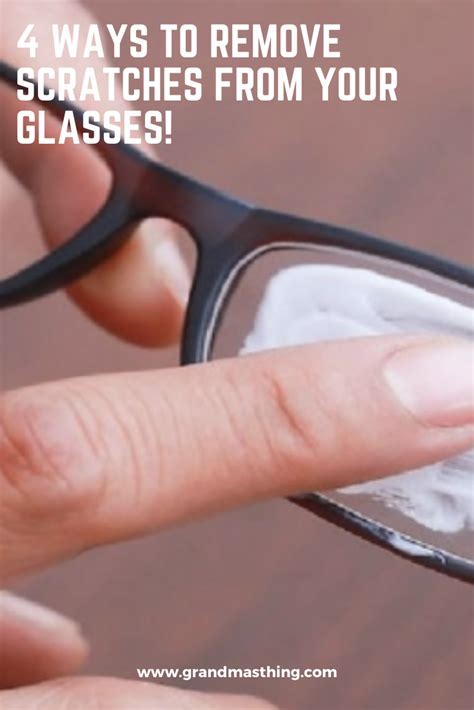 4 Ways To Remove Scratches From Your Glasses With Images Glasses Useful Life Hacks How To