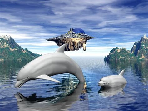 48 3d Desktop Wallpaper Dolphins Wallpapersafari