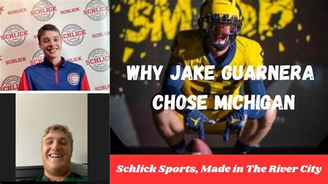 Jake Guarnera On His Commitment To Michigan Youtube