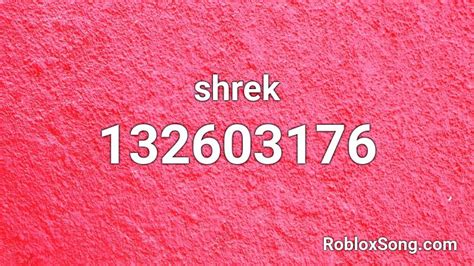 Shrek Roblox Id Roblox Music Codes