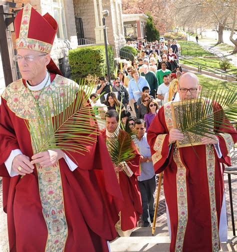 Palm Sunday Procession At The Cathedral Intermountain Catholic