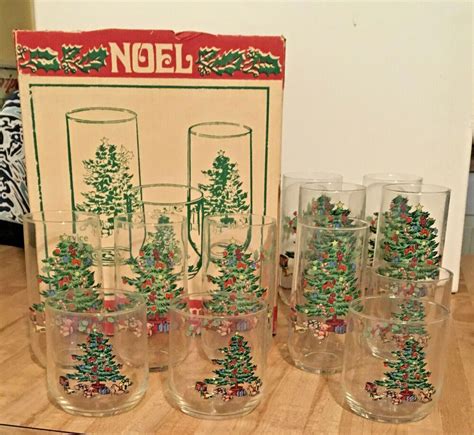 Luminarc Durand Noel Christmas Tree 12 Pc Glassware Set New Durand Noel Glassware Set