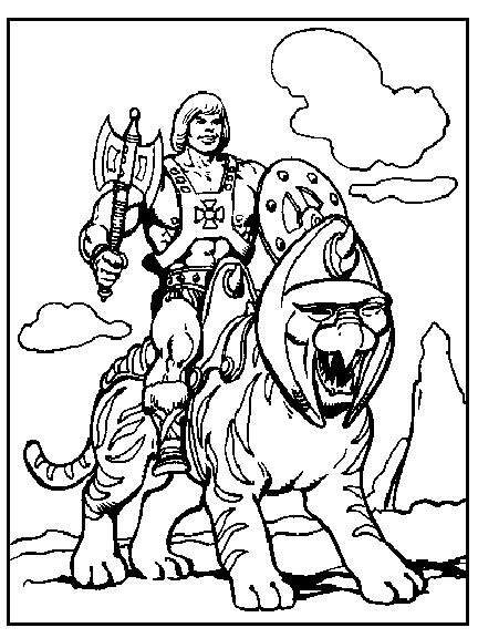 Each link on this page links directly to a download for the featured page. He-Man Coloring Pages | 80s Cartoons Colouring Pages ...