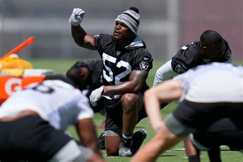 Raiders Minicamp Denzel Perryman Linebackers Take On Ownership Of
