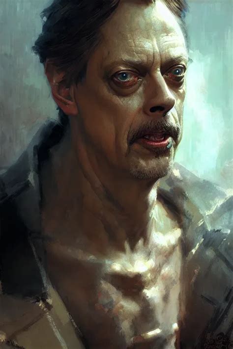 Steve Buscemi Portrait Dnd Painting By Gaston Stable Diffusion Openart