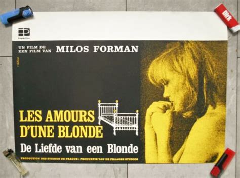 Vintage 65 Film Poster Milos Formans Les Amours Dune Blonde Loves Of