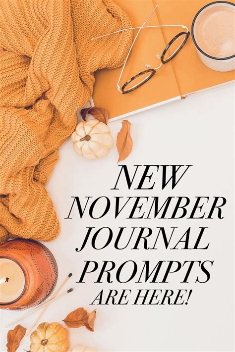 NEW Journal Prompts For November Scratchpaperstudio Com New