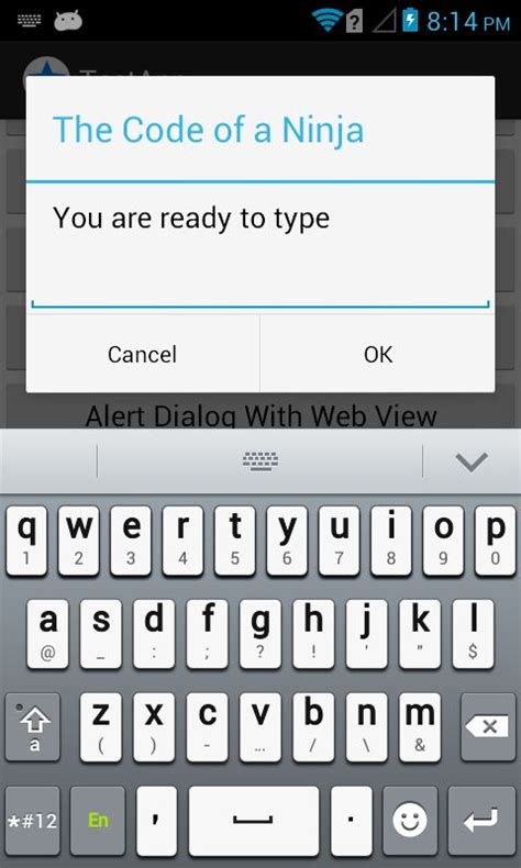 14 Android Alertdialogbuilder Example Codes And Output Coding