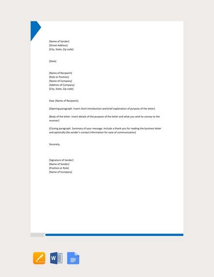 Formal letter structure is being determined by the number of so called conventions one should adhere to. FREE 54+ Formal Letter Examples & Samples in PDF | DOC ...