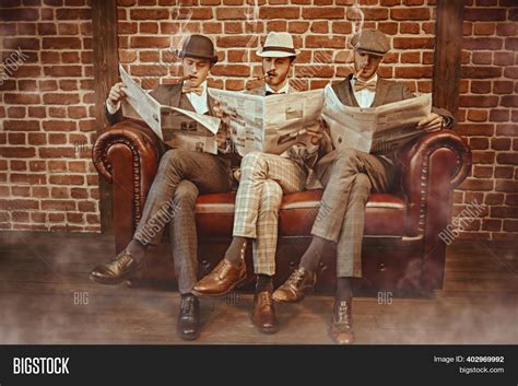 Three Handsome Men Image Photo Free Trial Bigstock