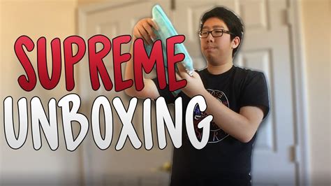 Unboxing Two Supreme Packages Youtube