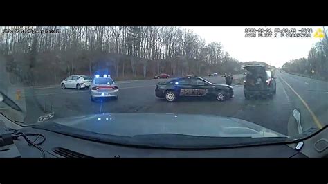 Dashcam Video Chase Leading Up To Suspect Arrest In Police Pursuit