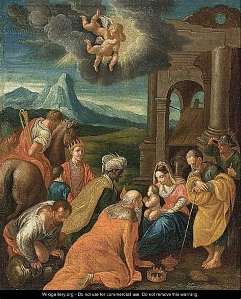 The Adoration Of The Magi After Jacopo Bassano Jacopo Da Ponte