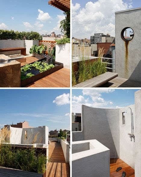 Urban Oasis Rustic Modern Rooftop Garden And Deck Design New Urban