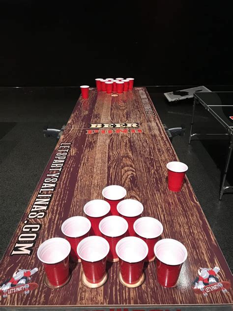 Beer Pong Table Rental Game Lets Party
