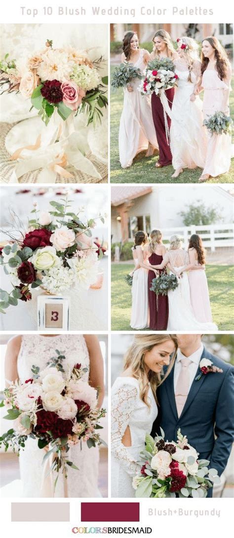 Top 10 Blush Wedding Color Palettes For Your Inspiration Blush