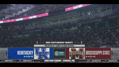 2023 Kentucky Football Kentucky Vs Miss State Game 9 Youtube