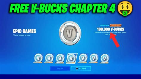 How To Get Free V Bucks In Fortnite Chapter Youtube