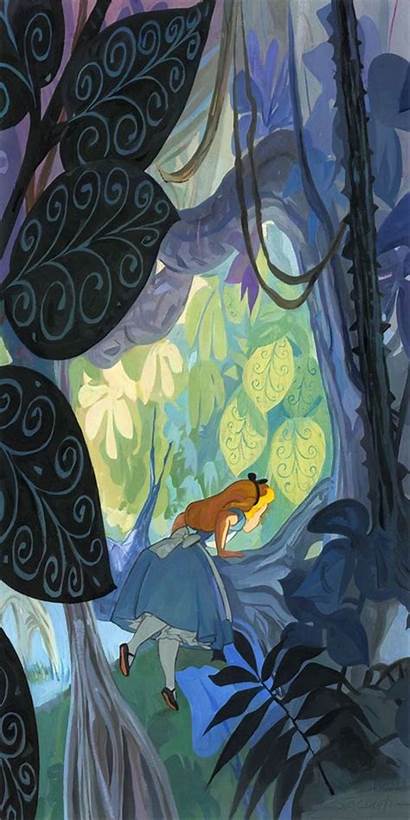 Alice Wonderland Disney Wallpapers Magic Illustrations Ru