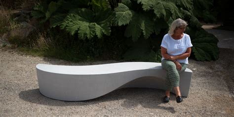 Outdoor Seating Sculpture Design By Ben Barrell The Wave Bench