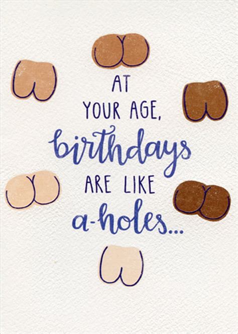 Designer Greetings Like A Holes Funny Humorous Risque Birthday Card