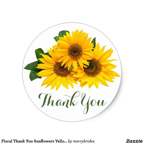 Free Printable Sunflower Thank You Cards Beitu