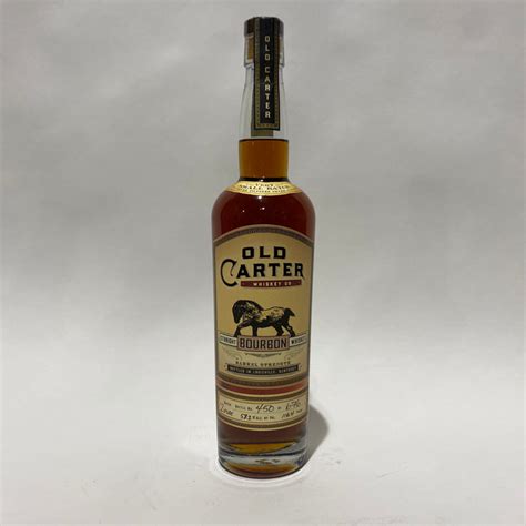 Old Carter Very Small Batch Straight Bourbon Whiskey Batch 2 Pldc 116