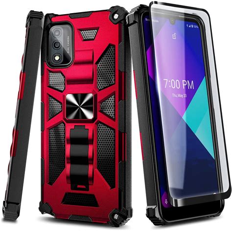 Wiko Ride 3 Phone Case With Tempered Glass Screen Protector Full