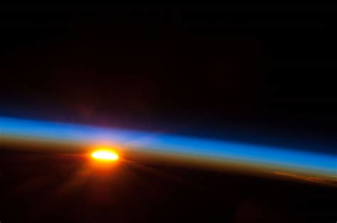 Picture Of The Day Sunrise From Space Twistedsifter