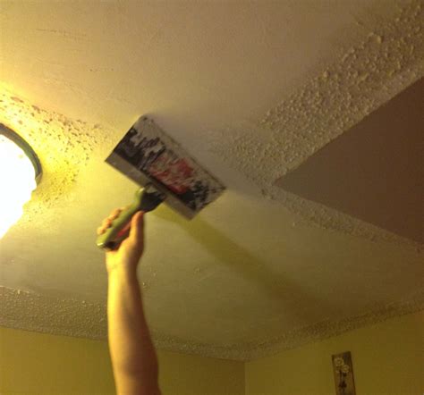 removing popcorn ceilings with pictures instructables