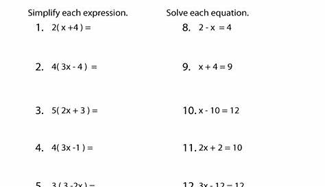 Free Printable 7Th Grade Math Worksheets That Are Rare - Math