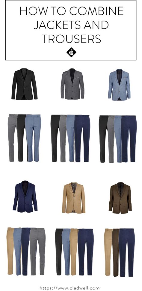 How To Combine Jackets And Trousers For Your Capsule Blazer Outfits