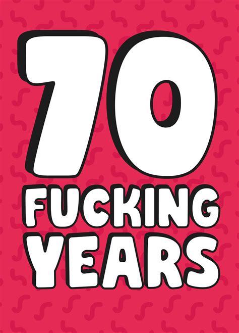 70 Fucking Years Card Scribbler