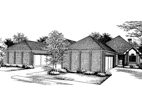 Click the image for larger image size and more details. Sumpter Narrow Lot Home Plan 020D-0164 | House Plans and More