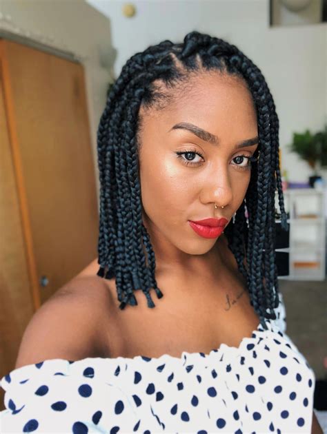 79 Stylish And Chic How To Do Box Braids On Short Hair For Beginners