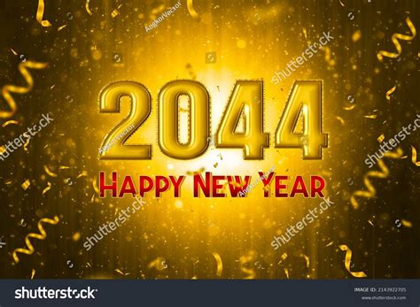2044 Happy New Year Template Design Stock Illustration 2143922705